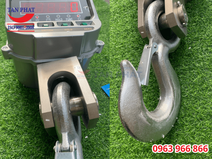 Chất liệu hợp kim nhôm và thép chịu lực chắc chắn, móc cân có khả năng xoay 360 độ tạo thuận lợi cho người sử dụng