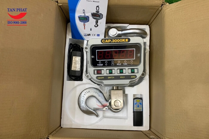Hộp cân treo điện tử 3 tấn OCS-XZ đầy đủ