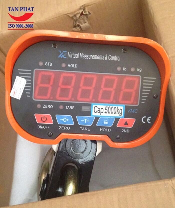 Màn hình led đỏ hiển thị 5 số, sáng nét trong mọi điều kiện ánh sáng