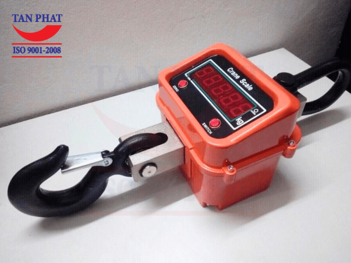 Cân móc treo có chất liệu từ hơp kim thép chất lượng cao