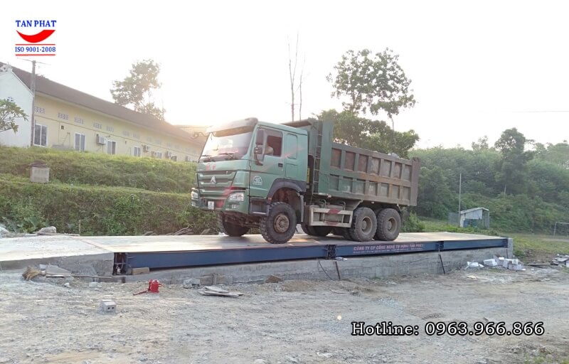 Cân xe tải điện tử 120 tấn được Tân Phát lắp đặt tại Yên Bình, Yên Bái