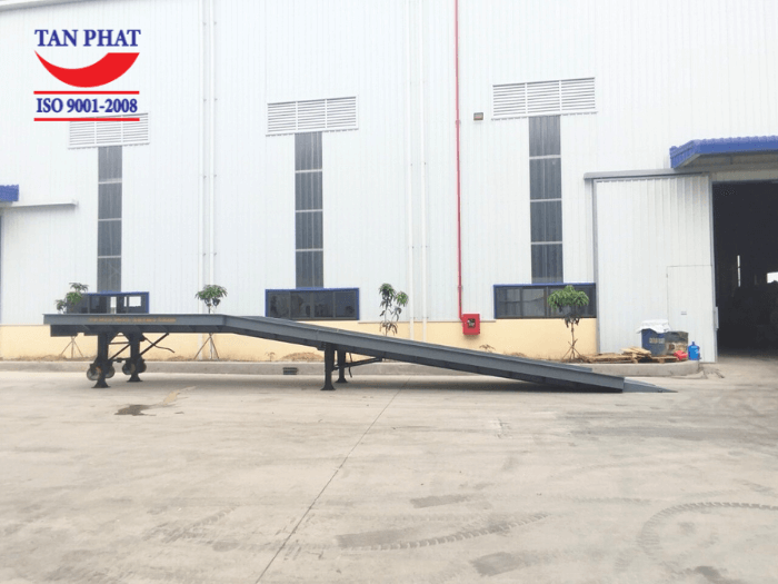 Cầu được thiết kế đáp ứng nhu cầu sử dụng của khách hàng, chiều dài 13.000mm, chiều rộng 2.350mm