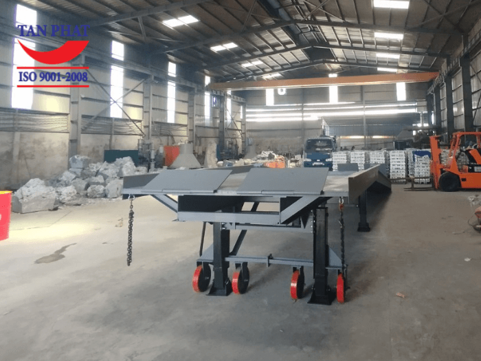 Cầu có khả năng nâng hạ và di chuyển linh hoạt - giải pháp cầu xe nâng di động cho khách hàng có nhu cầu