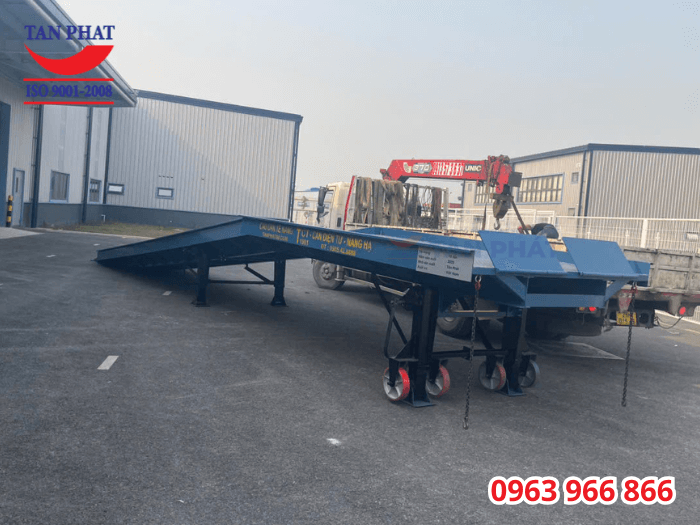 Kích thước cầu dẫn 13x2.35m - kích thước tiêu chuẩn đáp ứng nhu cầu sử dụng của khách hàng