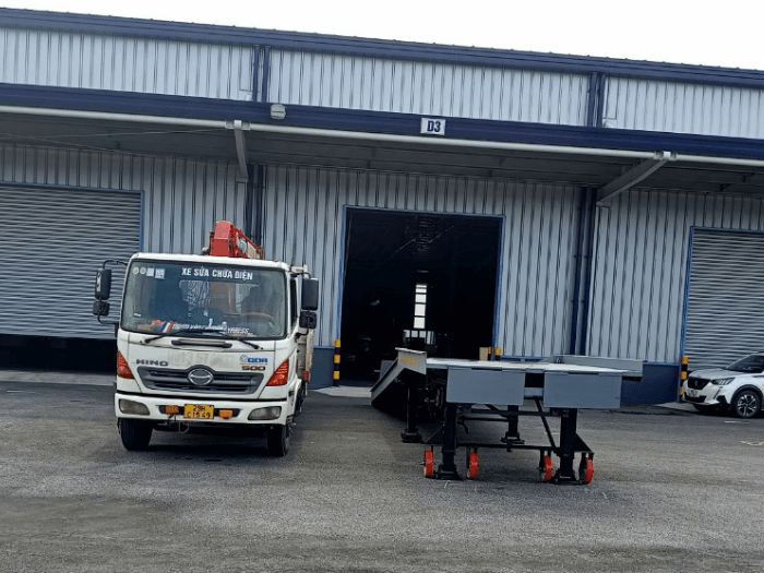 Cầu dẫn sử dụng kết cấu dầm U, I đúc chắc chắn, đảm bảo tính an toàn và độ bền của cầu