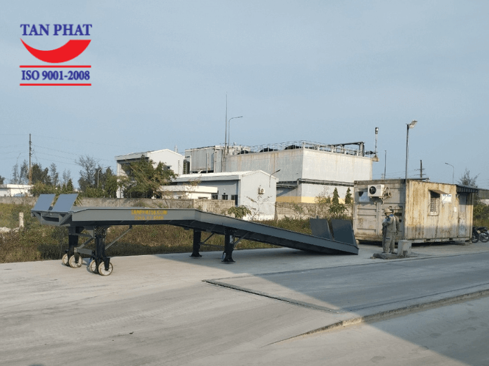 Cầu công dài 13m, cân ô tô dài 10m tiêu chuẩn