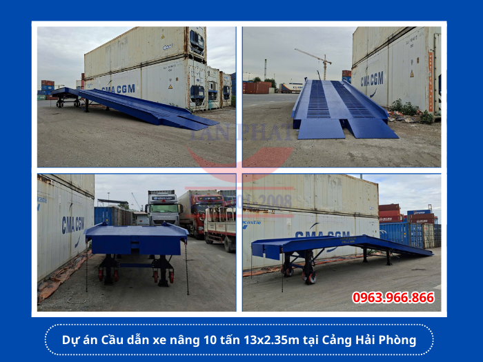 cầu lên container Hải Phòng