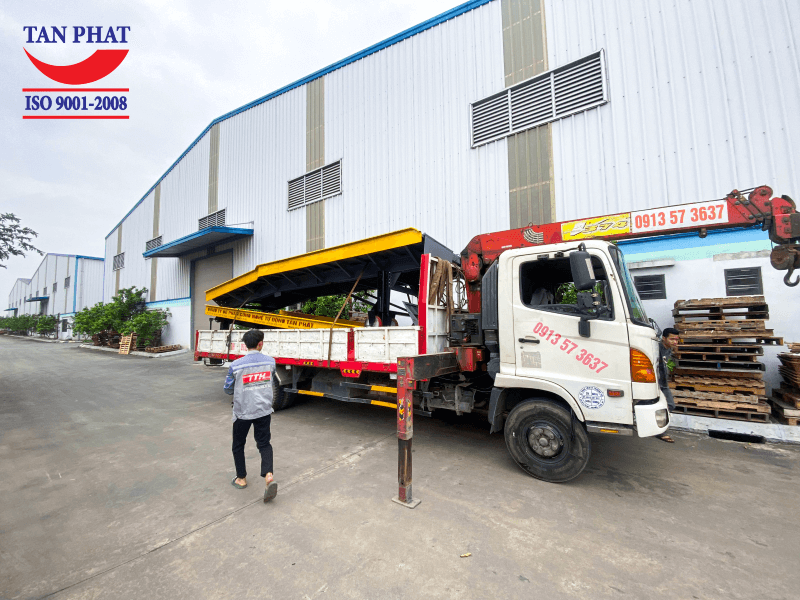 Cầu được bàn giao tận chân công trình