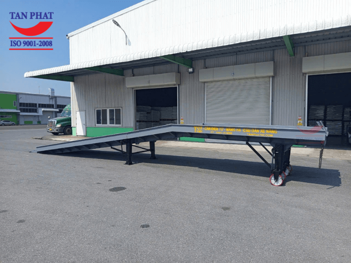 Cầu dẫn có kích thước 13x2.35m, sử dụng dầm U, I đúc chất lượng tốt nhất hiện nay trên thị trường