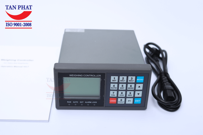 Các phím chức năng và phím tắt được tích hợp trên đầu cân, giúp người dùng dễ dàng chuyển chức năng cân