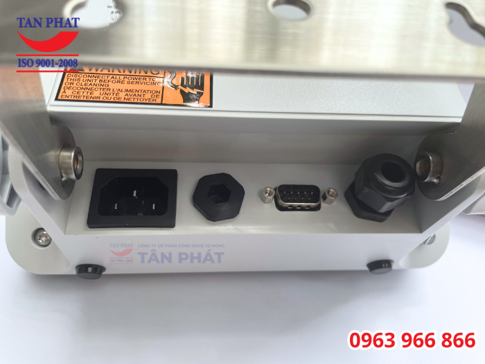 Hệ thống cổng kết nối của đầu cân