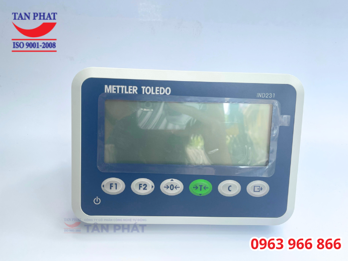 Đầu cân sở hữu giao diện thân thiện với hệ thống phím chức năng dễ sử dụng