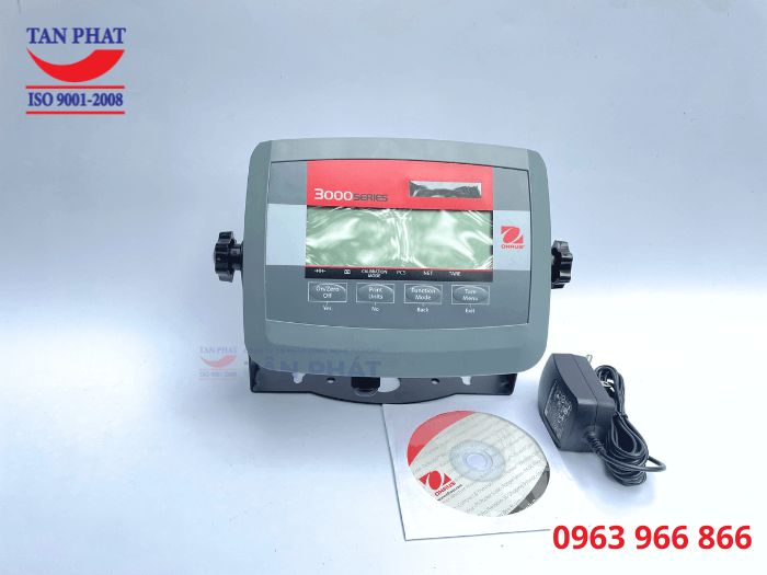 Đầu cân hiển thị Ohaus T31P nhập khẩu chính hãng, đầy đủ phụ kiện đi kèm