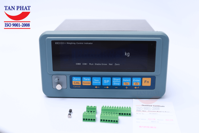 Màn hình dạng VFD với độ phân giải 7 bit giúp gia tăng độ sắc nét, giúp người dùng có thể đọc kết quả cân nhanh chóng và chính xác