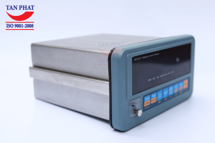 Đầu cân XK3101+ có thiết kế vỏ nhôm với khả năng chống nước và chống ăn mòn cao