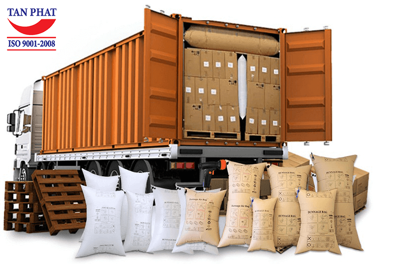 Xếp hàng đầy thùng cont, hạn chế khoảng trống giữa các kiện hàng