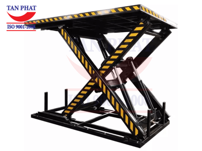 Bàn nâng hạ thủy lực do Tân Phát sản xuất có giá thành tốt nhất thị trường