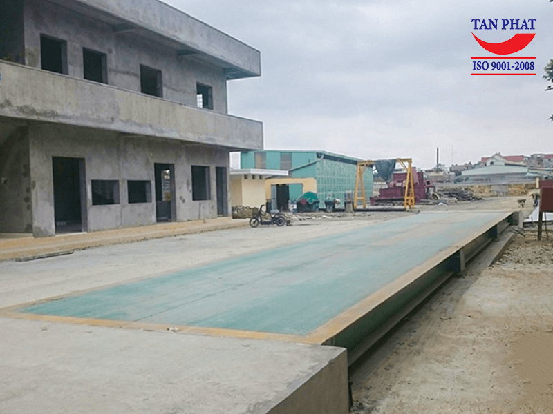 Cân ô tô điện tử được hoàn thiện và bàn giao tại Hồng Bàng, Hải Phòng