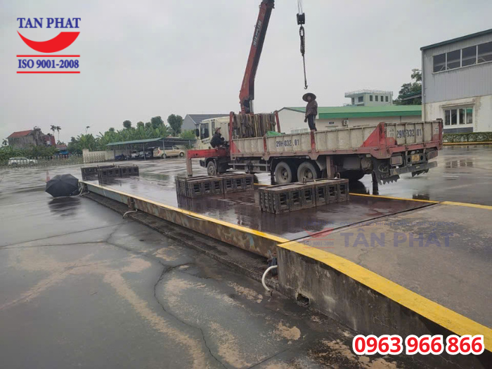 kiểm định cân ô tô 80 tấn tại Thủy nguyên, Hải Phòng