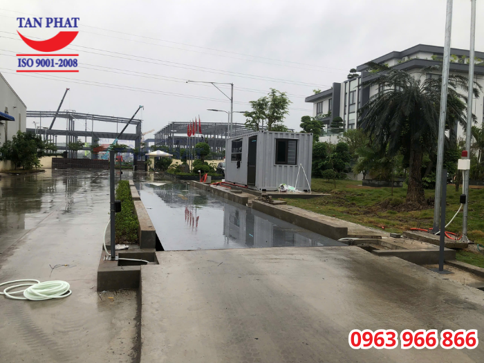 Trạm cân ô tô 120 tấn lắp đặt tại Hải Phòng