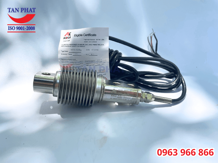 Loadcell HSX 20kg nhập khẩu chính hãng từ Keli với đầy đủ CO, CQ đi kèm