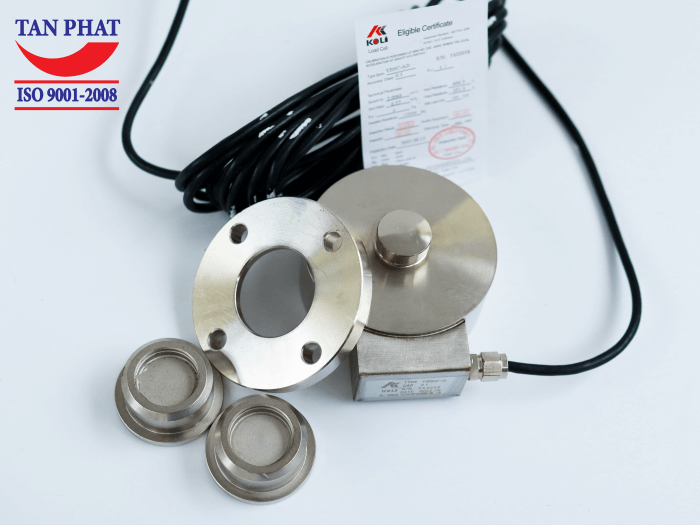 Loadcell YBSC dạng đĩa nén với đầy đủ phụ kiện và CO, CQ đi kèm