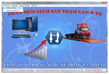 Phần mềm quản lý, giám sát trạm cân ô tô điện tử