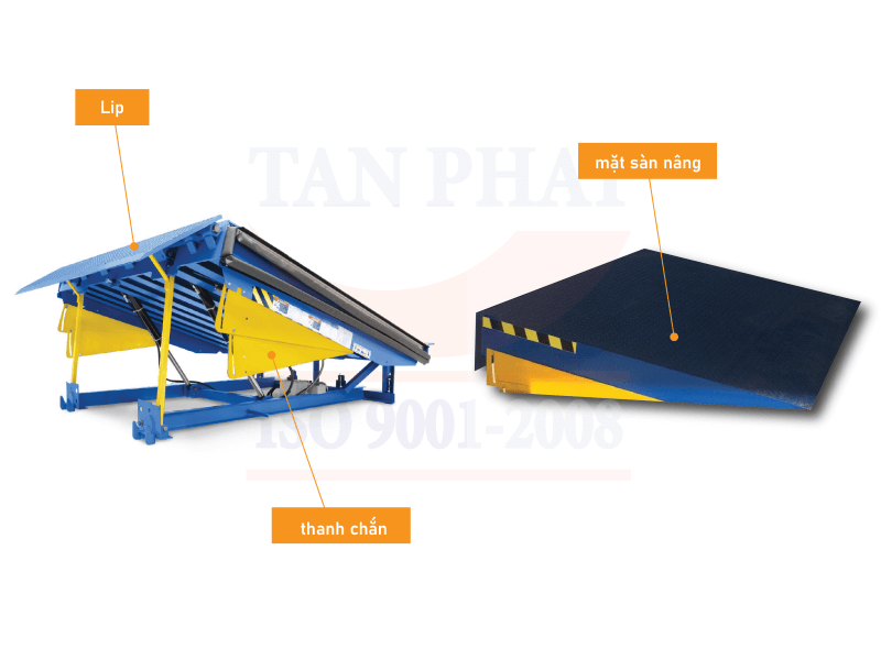 Cấu tạo phần khung cơ khí sàn nâng thủy lực