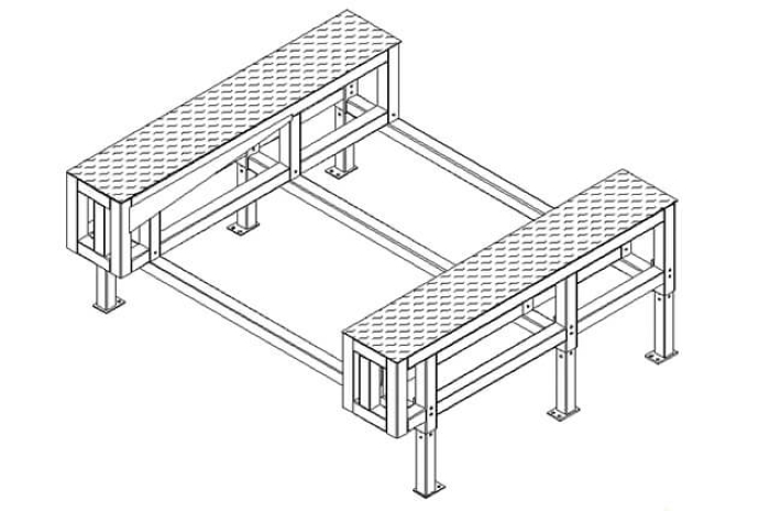 Bản vẽ Free Standing Dock Leveler