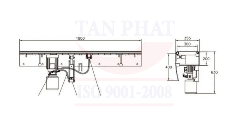 Bản vẽ cấu tạo Mini Dock Leveler