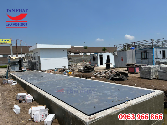 Trạm cân ô tô điện tử 100 tấn, kích thước 18x3m lắp đặt tại KCN DeepC 2, TP.Hải Phòng