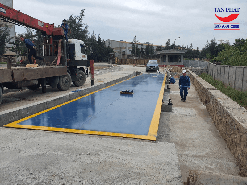 Giá lắp đặt trạm cân ô tô 120 tấn dao động từ 150 triệu đồng