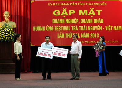 Đã có hơn 10 tỷ đồng đăng ký tài trợ từ các doanh nghiệp cho Festival Trà Thái Nguyên – Việt Nam lần thứ 2