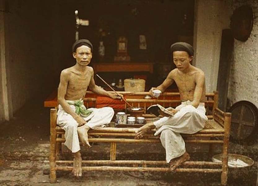 Trà Thái Nguyên ngon hội tụ cùng Thuốc Lào