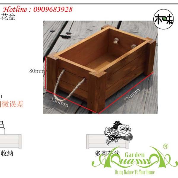 ORIGINALS Quai Xách - Hộp Gỗ AquaGarden