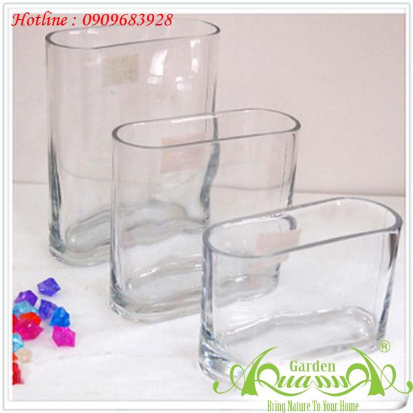 Chữ Nhật Cạnh Bo Tròn - Thủy Tinh AquaGarden
