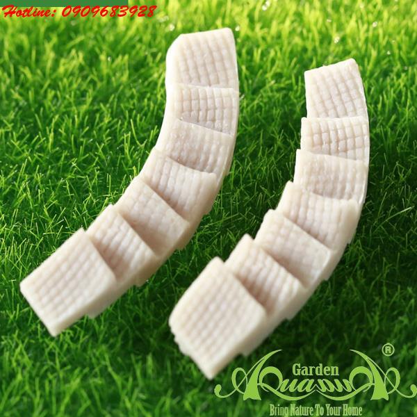 Cầu Thang Trắng - Phụ Kiện Aquagarden