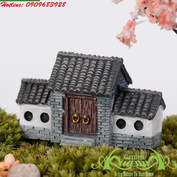 Nhà Ngói 3 Gian - Phụ Kiện AquaGarden