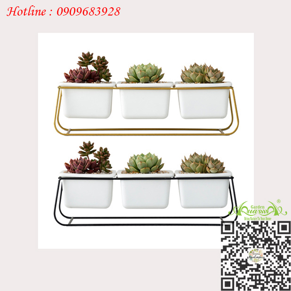 Gốm Khung Sắt Bộ 3 - Aquagarden