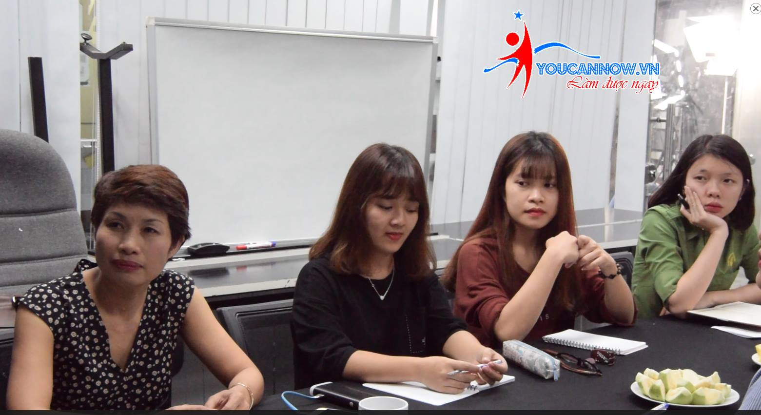 Kết thúc khóa học kỹ năng giao tiếp-thuyết trình