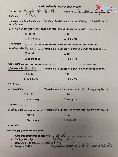 Khóa giao tiếp thuyết trình K30: Kết thúc một khóa học thành công