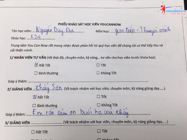 Khóa giao tiếp thuyết trình K24: Buổi bế giảng với nhiều ý nghĩa.
