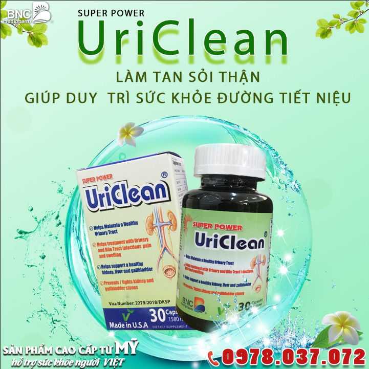 hỗ trợ làm tan sỏi thận, sỏi đường tiết niệu, bàng quang và sỏi gan mật, làm sạch đường tiết niệu