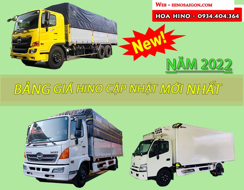 bang-gia-xe-tai-hino-moi-nhat-nam-2022