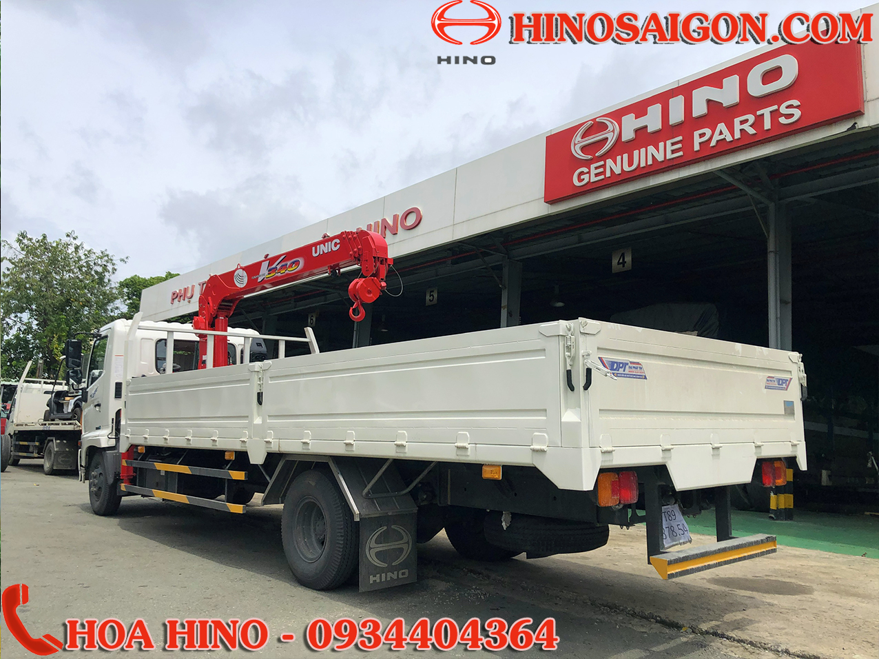 xe cẩu hino 5 tấn