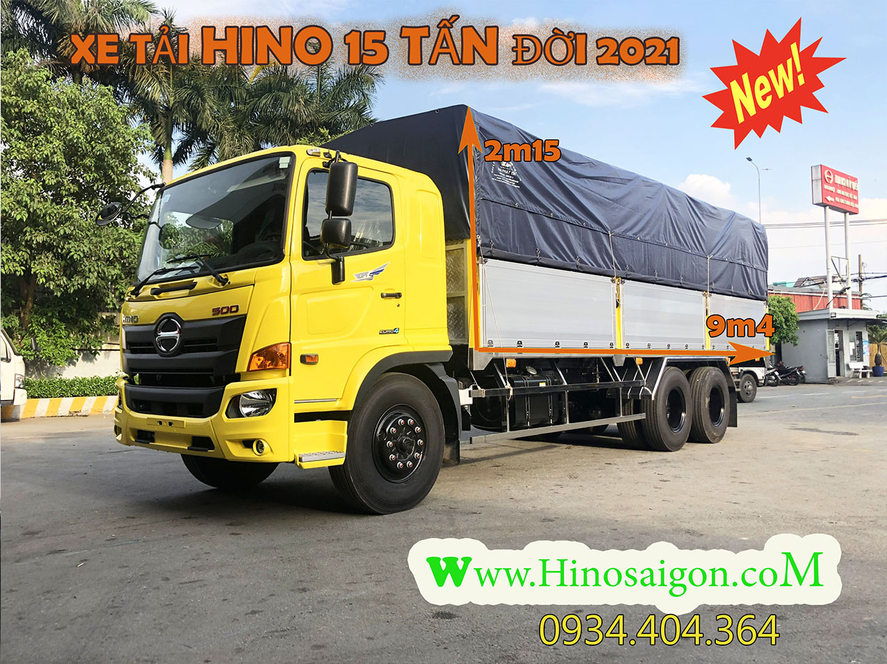 giá hino 15 tấn cũ