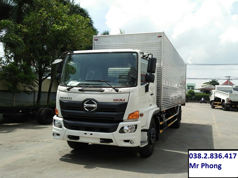 xe tai thung kin 7 tan hino