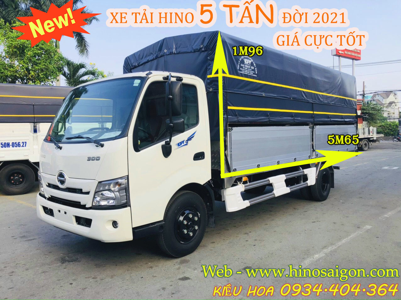 giá xe tải hino 5 tấn