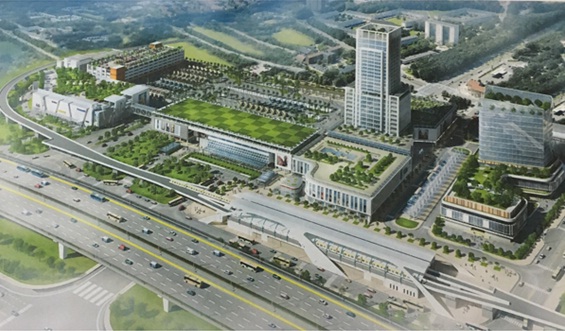 Triển khai dự án xây dựng bến xe mièn đông vào năm 2017