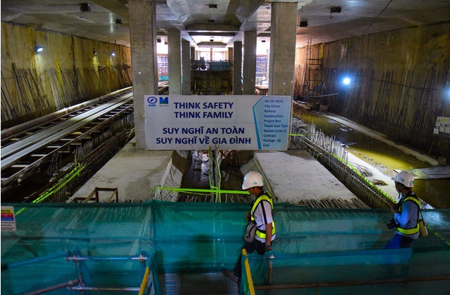 Tiến trình xây dựng đường hầm Metro